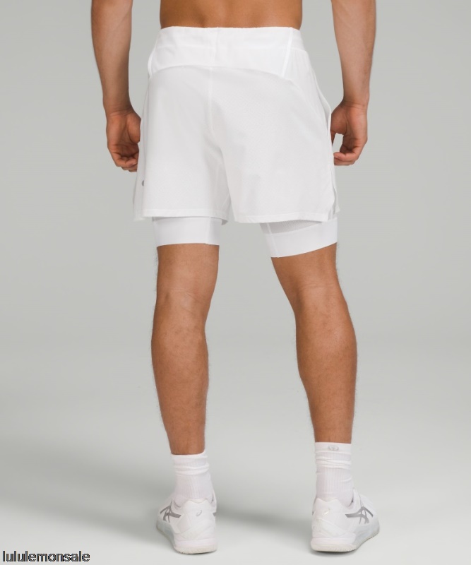 Lululemon Deutschland DELULU828 | Belüftete Tennisshorts Online Nur Weiß